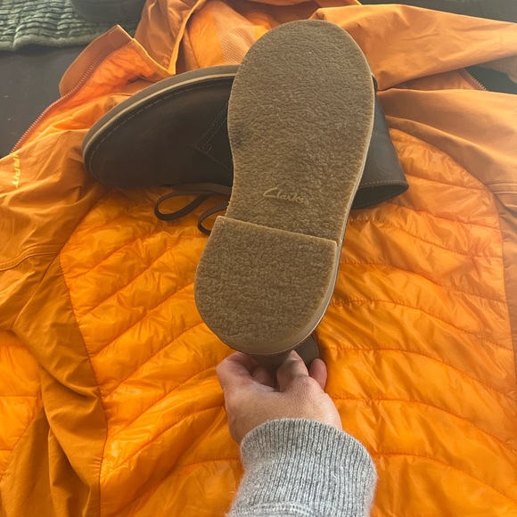 Clark’s desert Chukka Leather Boots Sz 41/8 men’s - Picture 6 of 8